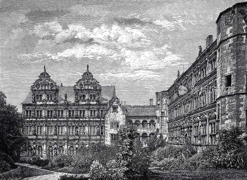 海德堡城堡 1883
